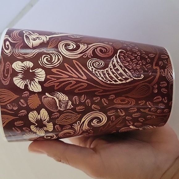 Starbucks Coffee 2006 Mug. 35th Anniversary. Crown Mermaid Copper Brown Shells. - Picture 8 of 12